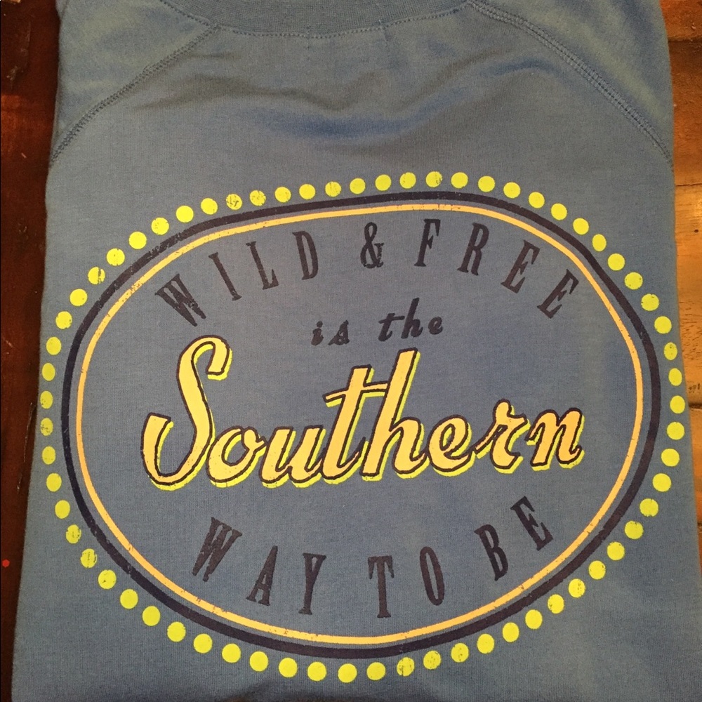 preppy blue long sleeve shirt